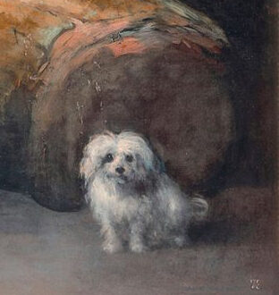 Detaliu Potret Joaquina Candado Ricarte, Francisco Goya