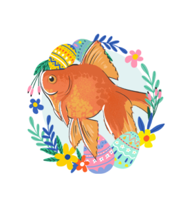 Iconiță Paște Pește